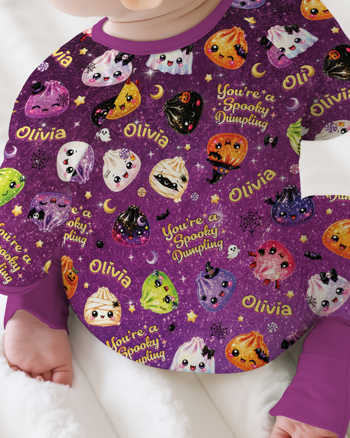 Custom Name You're A Spooky Dumpling Bamboo Convertible Zippy