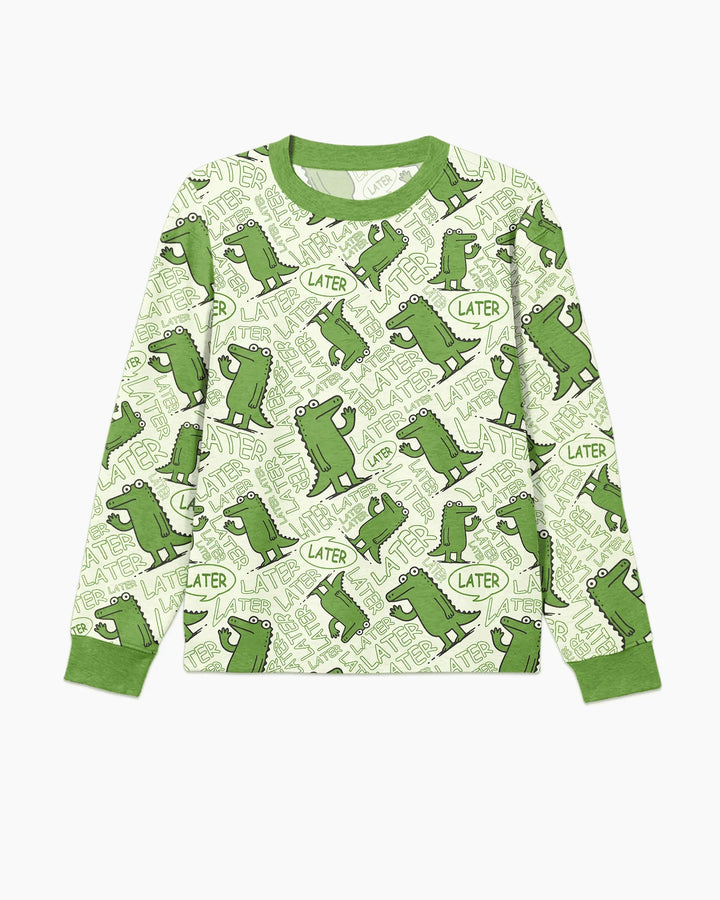 See you later, alligator! Bamboo Men's Pajama Set