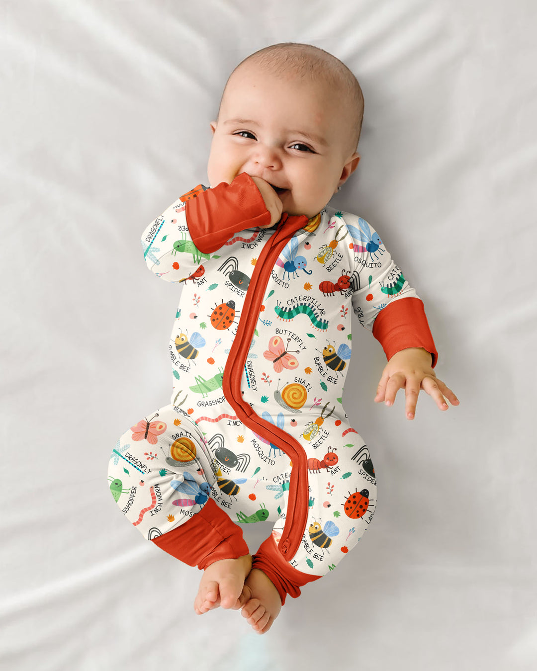 Bug Field Guide Bamboo Convertible Zippy