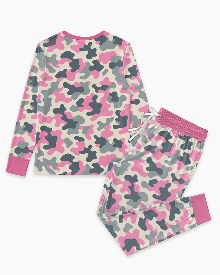 Custom Name Daddy's Hunting Buddy Bamboo Women Pajama Set