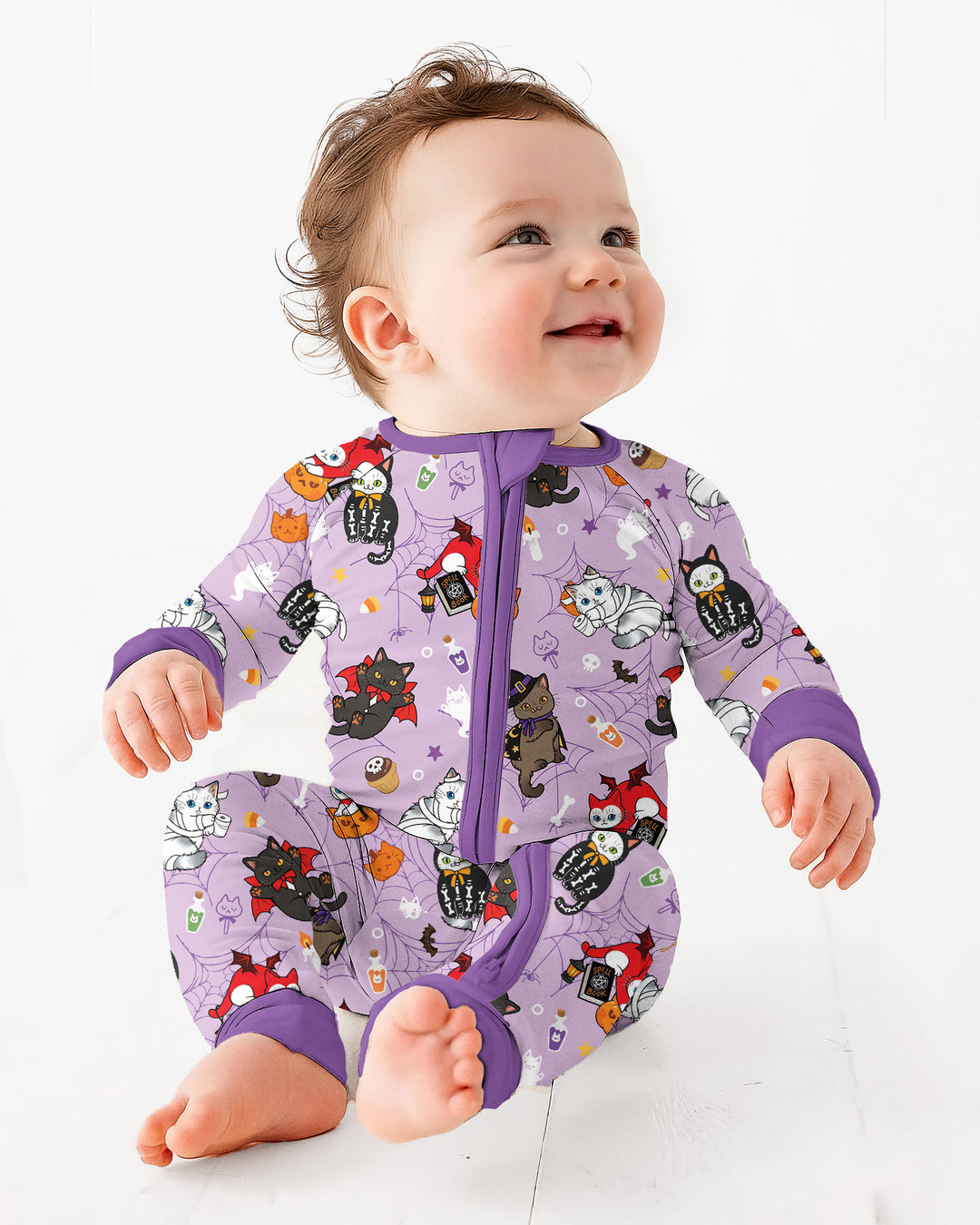 Spooky Kittie Bamboo Convertible Zippy