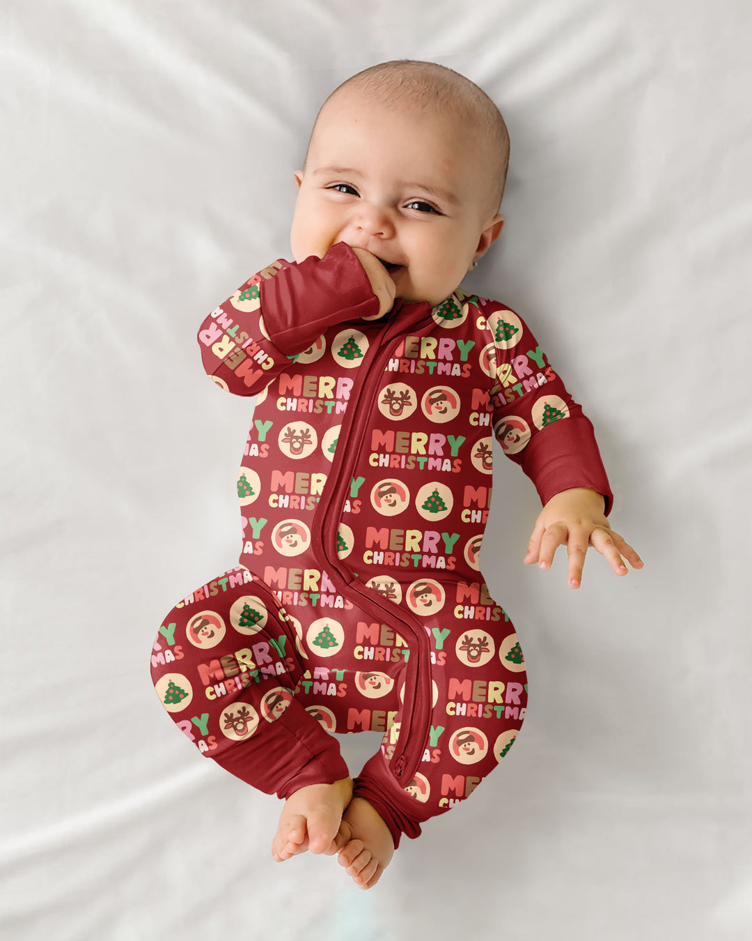 Merry Christmas Cookies Bamboo Convertible Zippy