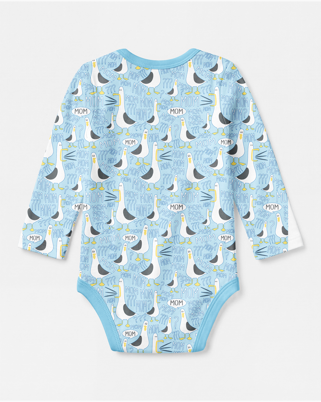 Funny Seagull MOM Bamboo Bodysuit