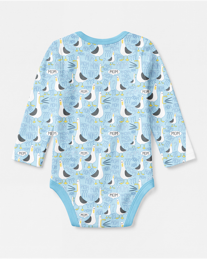Funny Seagull MOM Bamboo Bodysuit