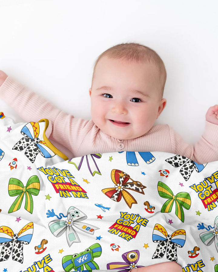 Magical Mirror Bow Bamboo Blanket