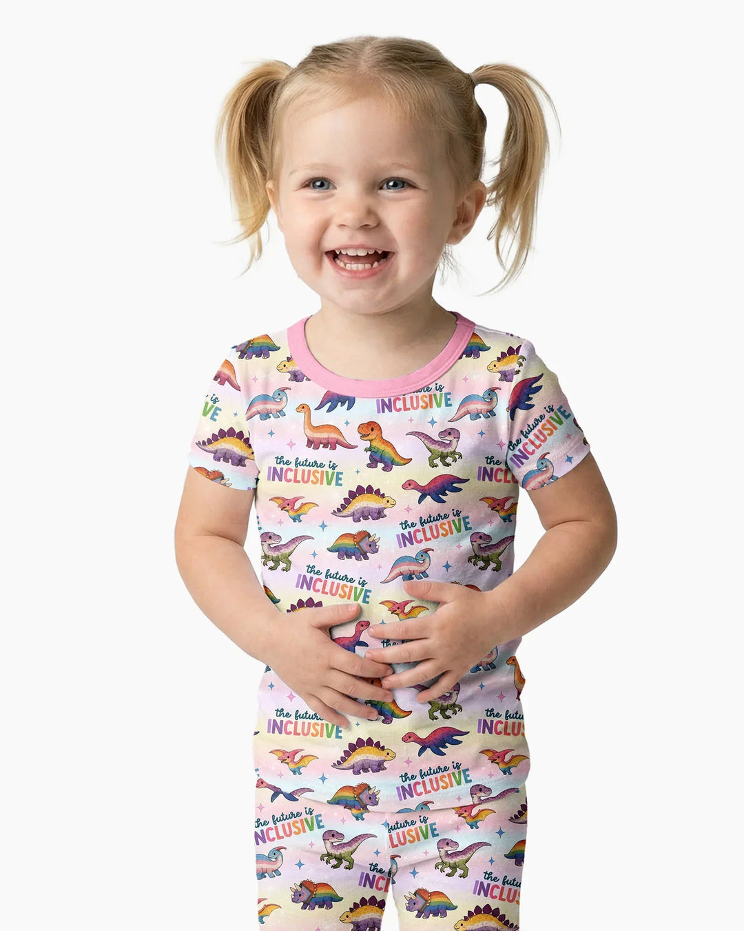 The Future is Inclusive Bamboo Two Piece Short Sleeve Pajama Set