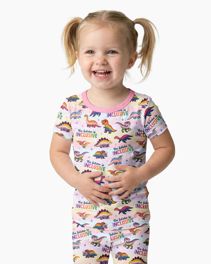 The Future is Inclusive Bamboo Two Piece Short Sleeve Pajama Set