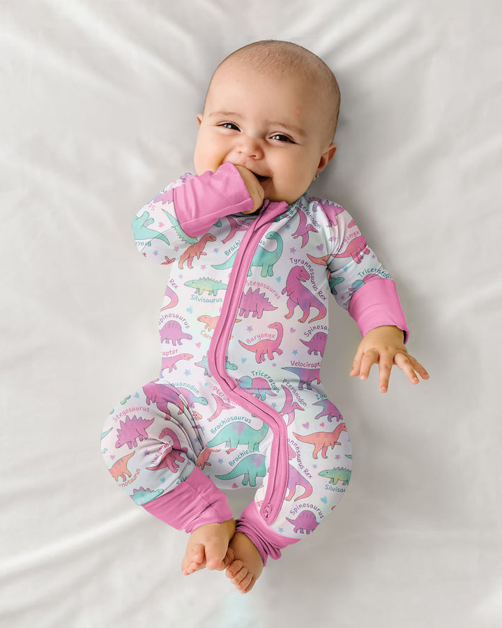 Pastel Dino Bamboo Convertible Zippy