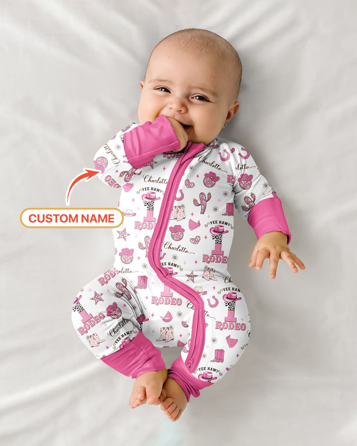 Personalized Birthday Rodeo Bamboo Convertible Zippy