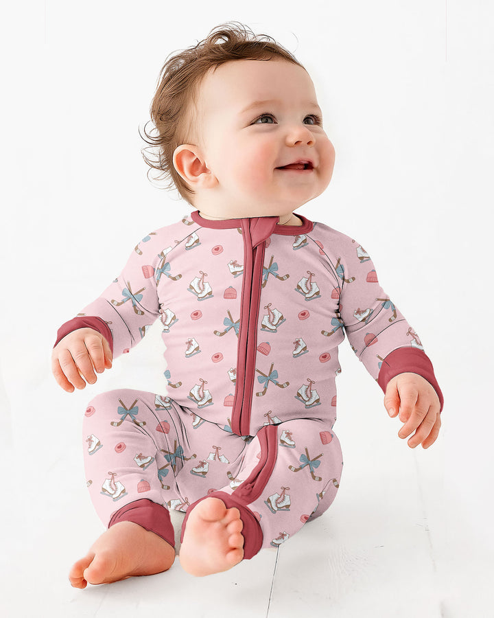 Girly Hockey Pink Bamboo Convertible Zippy