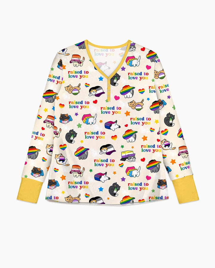 Rainbow Paws Family Matching Bamboo Women Pajama Set