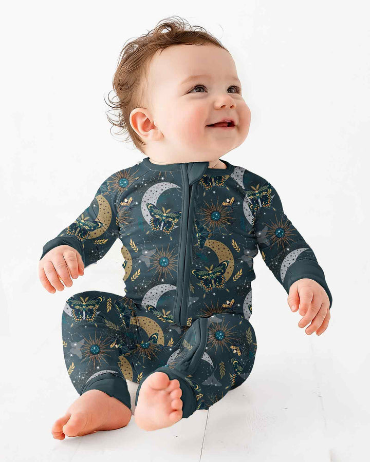Celestial Moths Bamboo Convertible Zippy