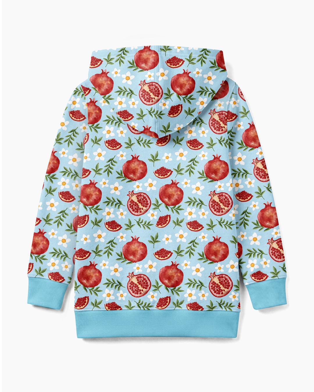 Pomegranate Garden Joy Family Matching Bamboo Zip Hoodie