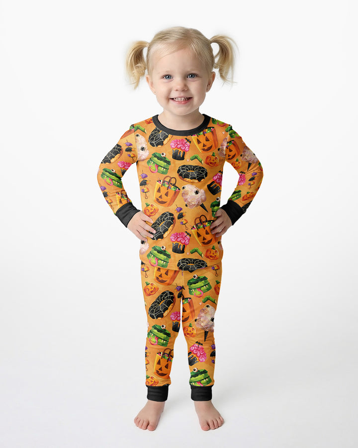 Template Bamboo Two Piece Long Sleeve Pyjamas Set
