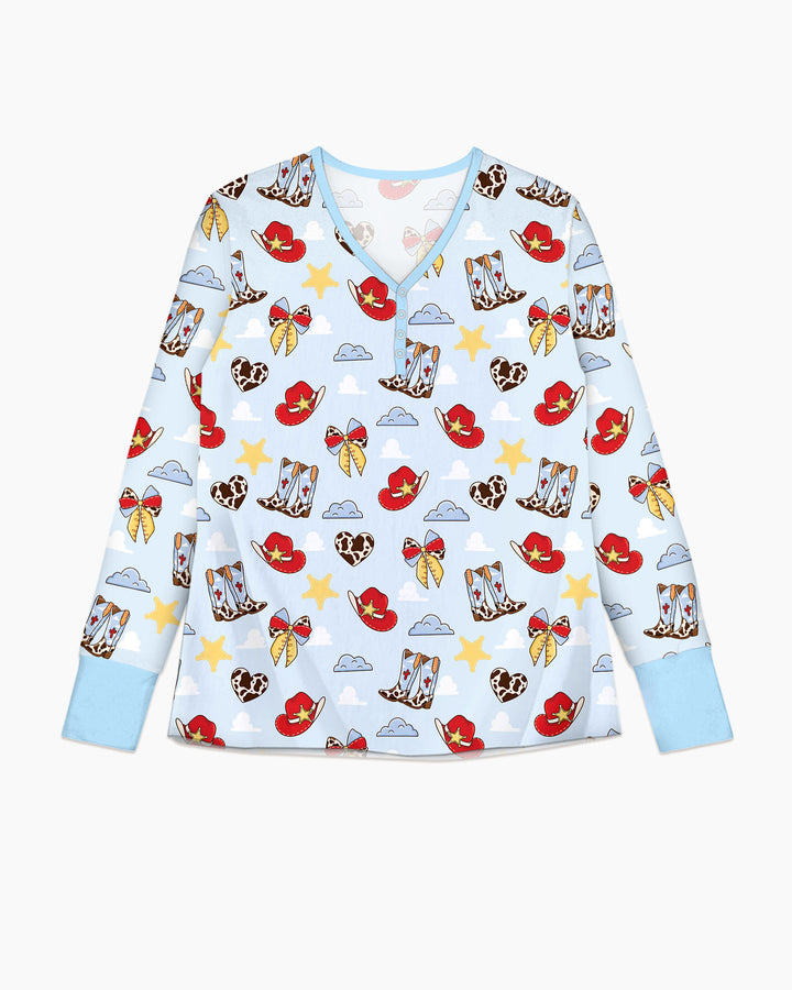 Cowboy Story Bamboo Women Pajama Set