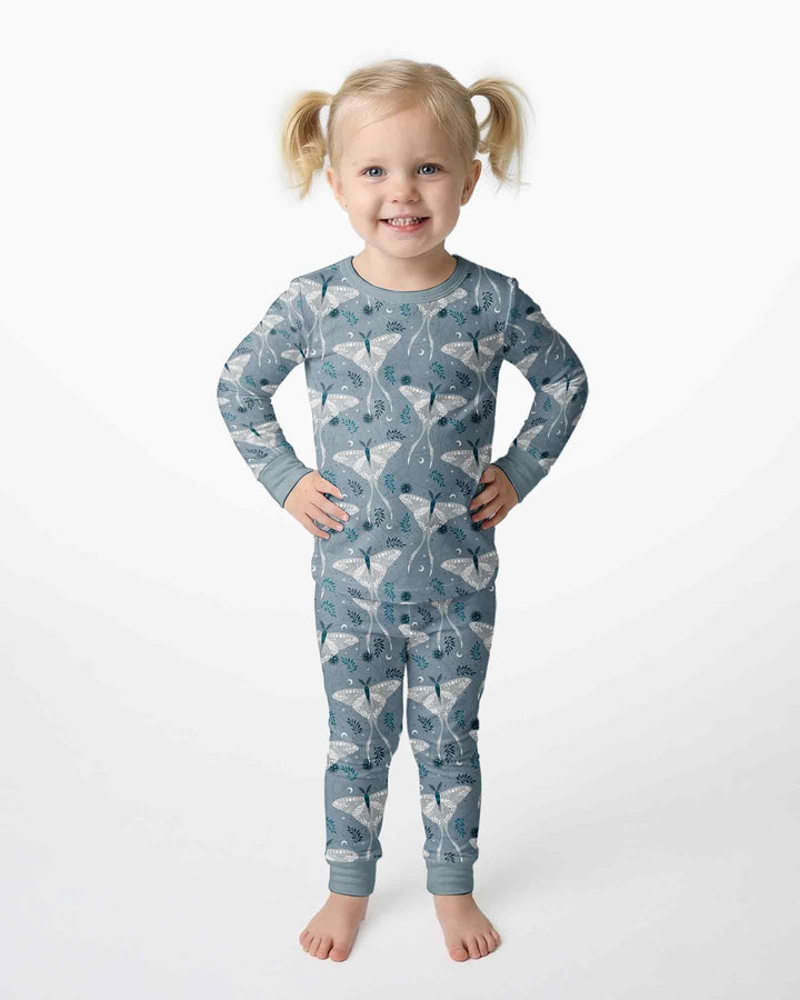 Template Bamboo Two Piece Long Sleeve Pyjamas Set