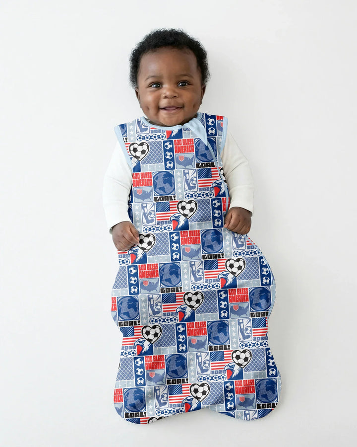 World Soccer God Bless America Bamboo Sleep Bag