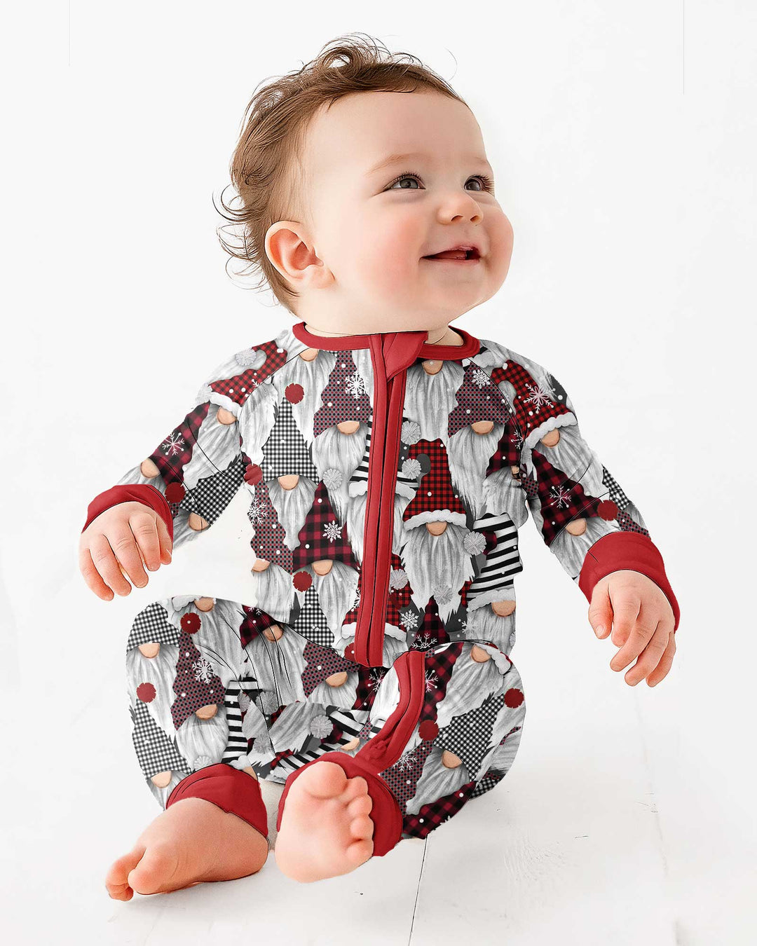 Christmas Gnome Bamboo Convertible Zippy