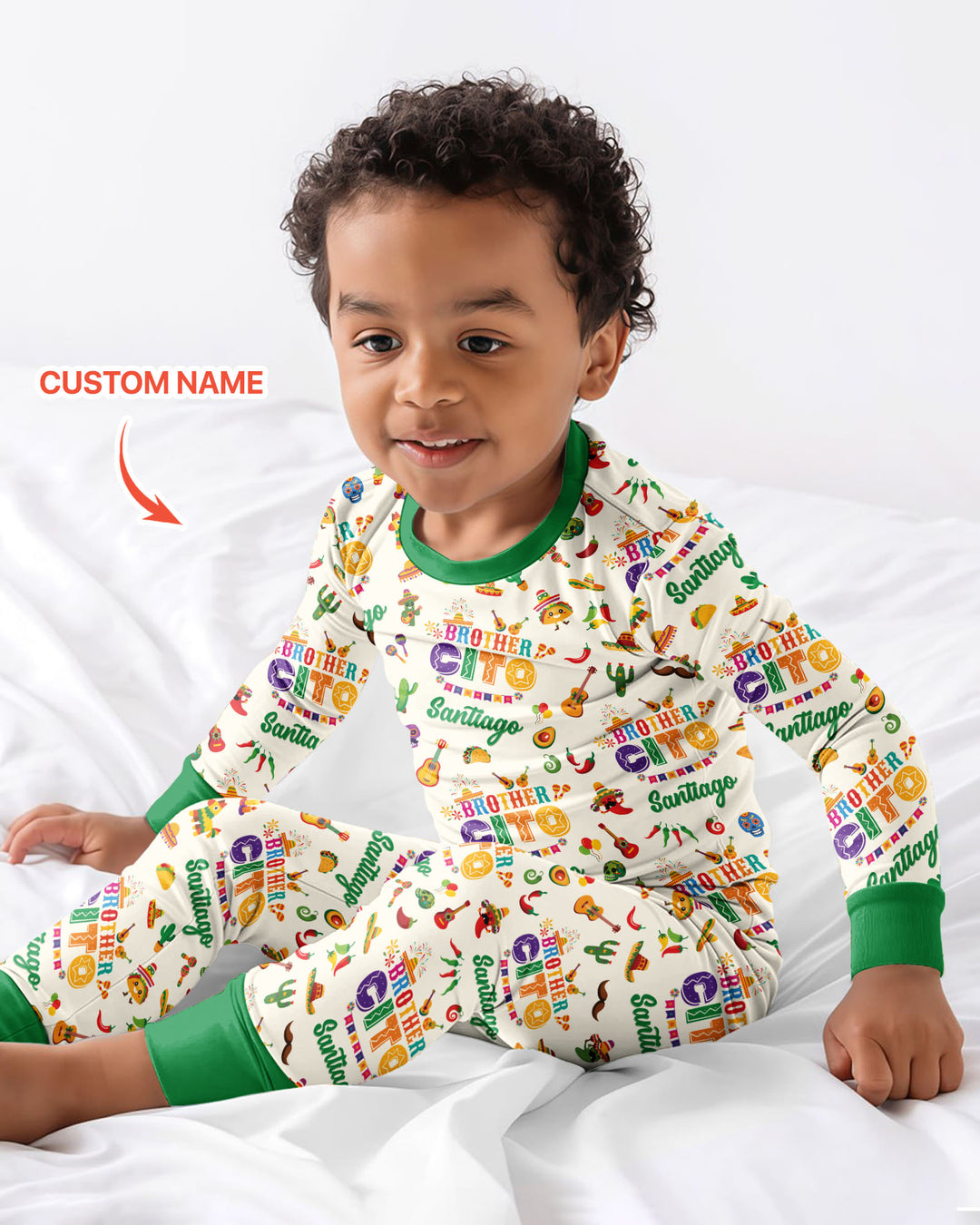 My First Fiesta Bamboo Two Piece Long Sleeve Pajama Set