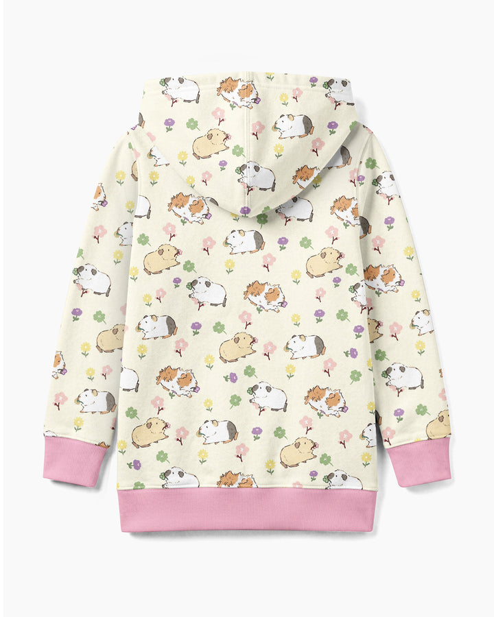 Guinea Pig Garden Bamboo Zip Hoodie