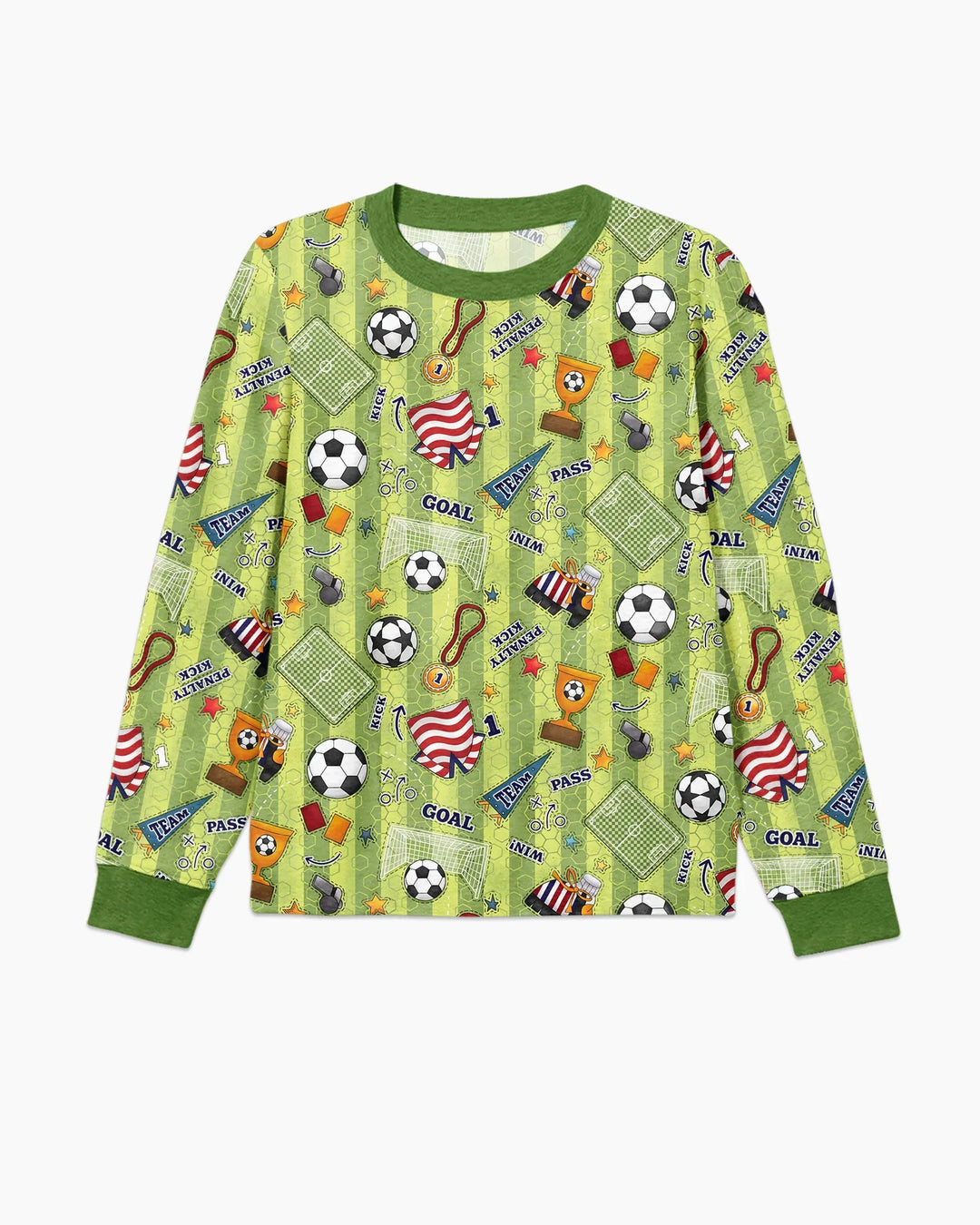 I Love Sports Soccer Bamboo Men's Pajama Set
