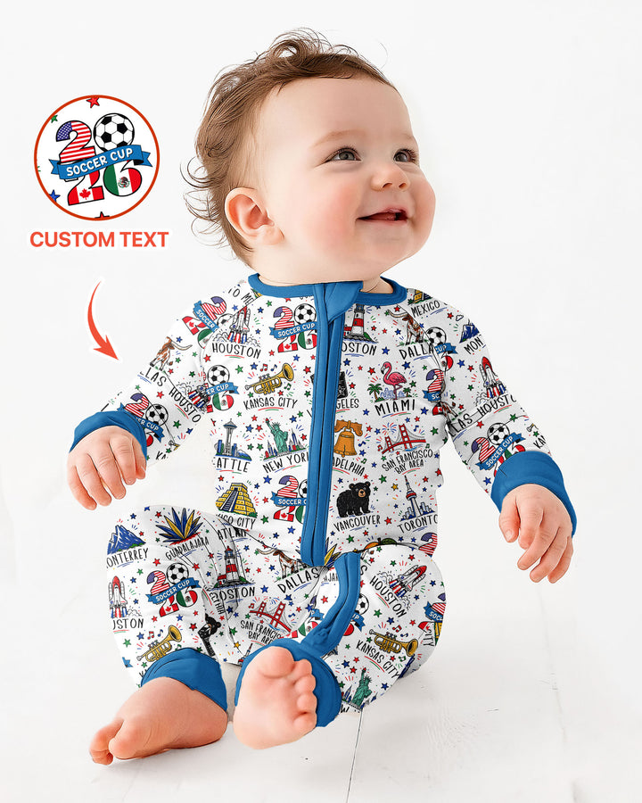 2026 Soccer Cup Host Citties Bamboo Convertible Zippy