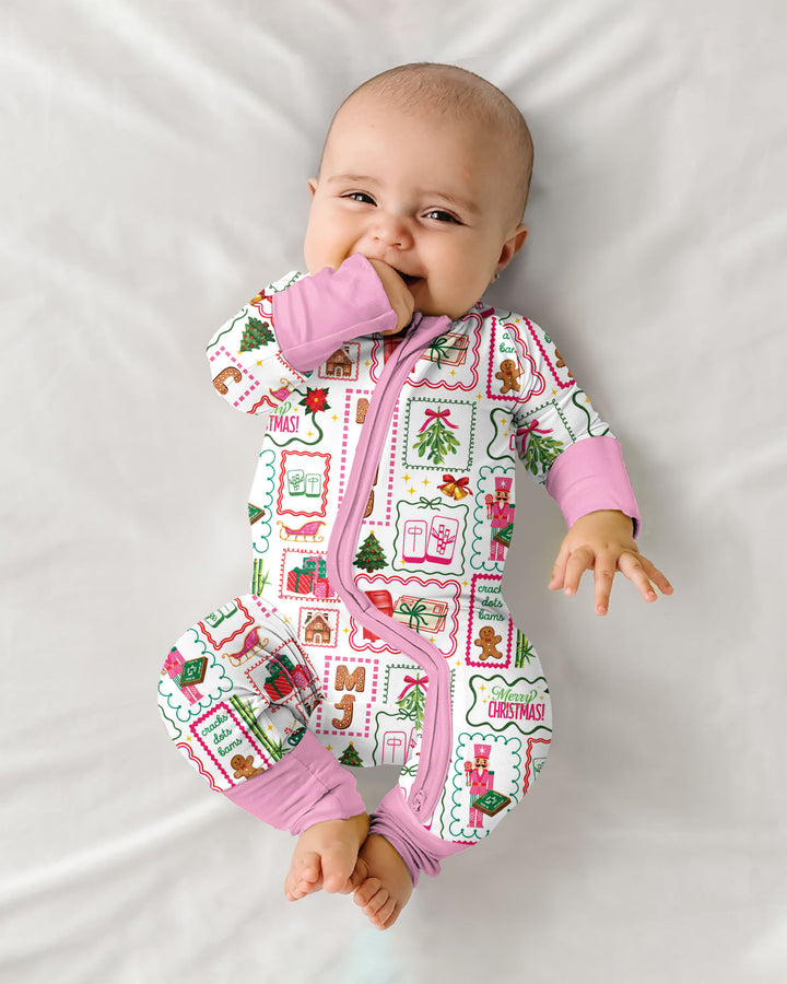 Preppy Christmas Mahjong Bamboo Convertible Zippy