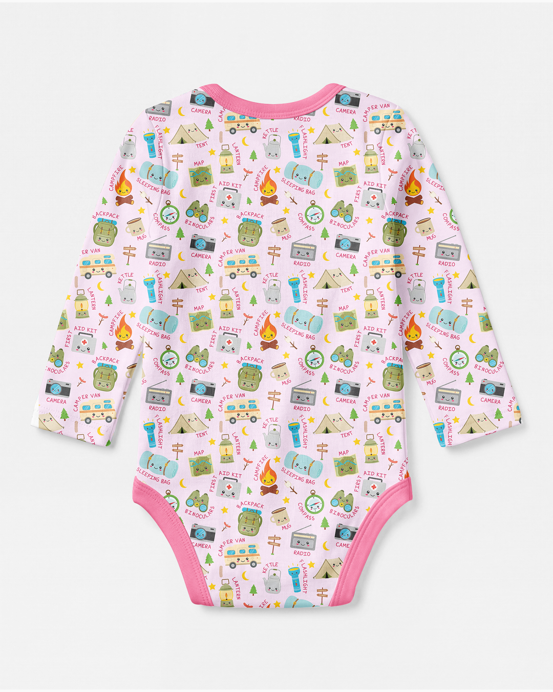 Little Camp Adventure Family Matching Bamboo Bodysuit