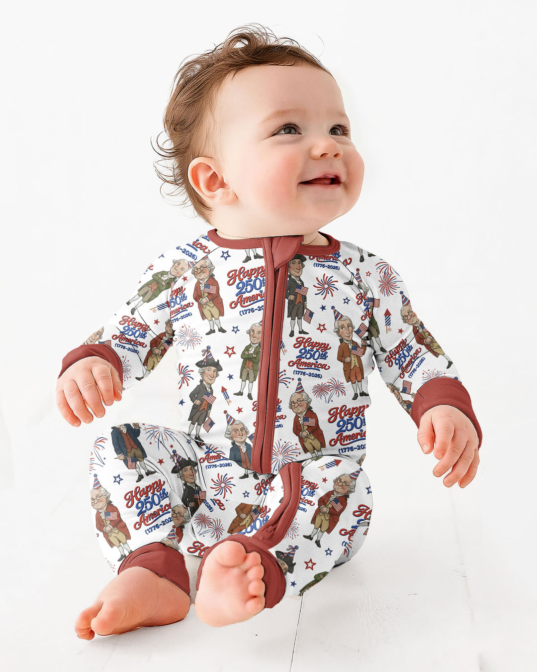 Party Like It's 1776 Family Matching Bamboo Convertible Zippy