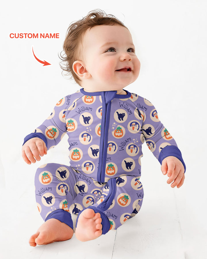 Boo Crew Custom Name Bamboo Convertible Zippy