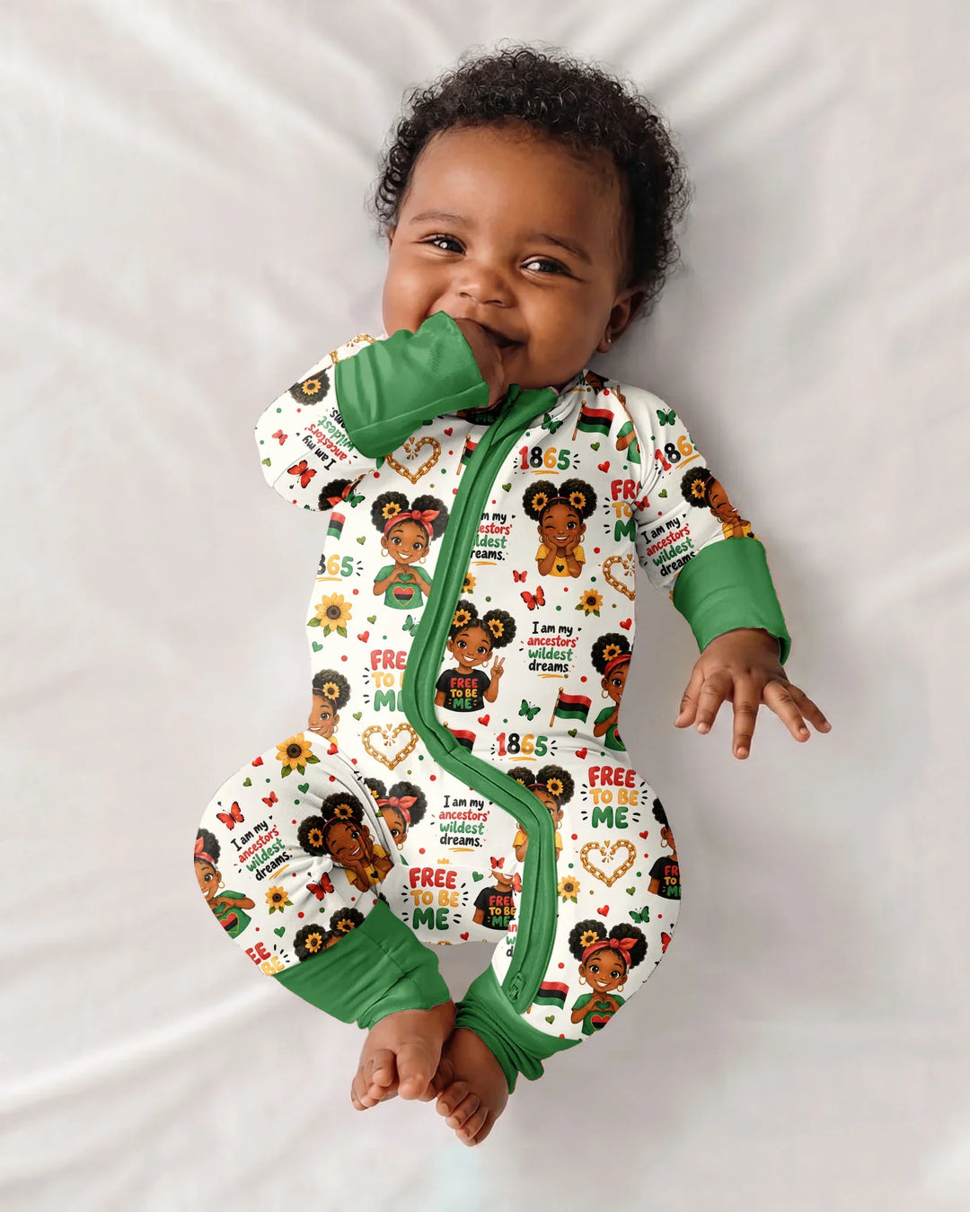 Juneteenth I am My Ancestors' Wildest Dream Bamboo Convertible Zippy