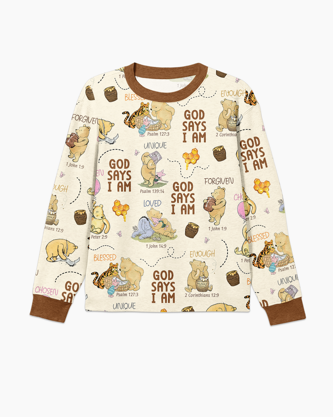 God Says I Am – Little Blessings Bamboo Men's Pajama Set