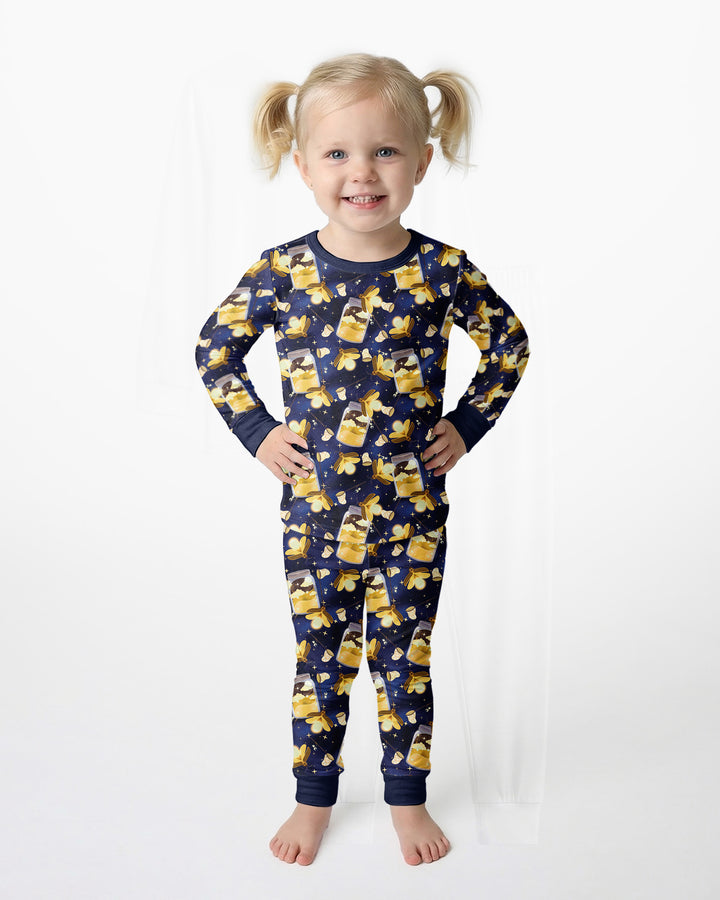 Template Bamboo Two Piece Long Sleeve Pyjamas Set
