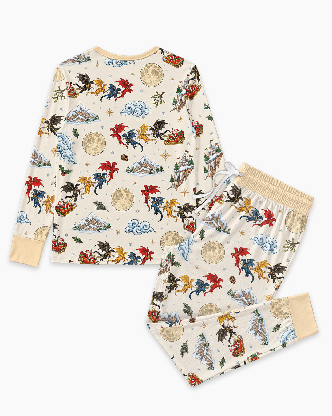 Fourth Wing Christmas Bamboo Women Pajama Set