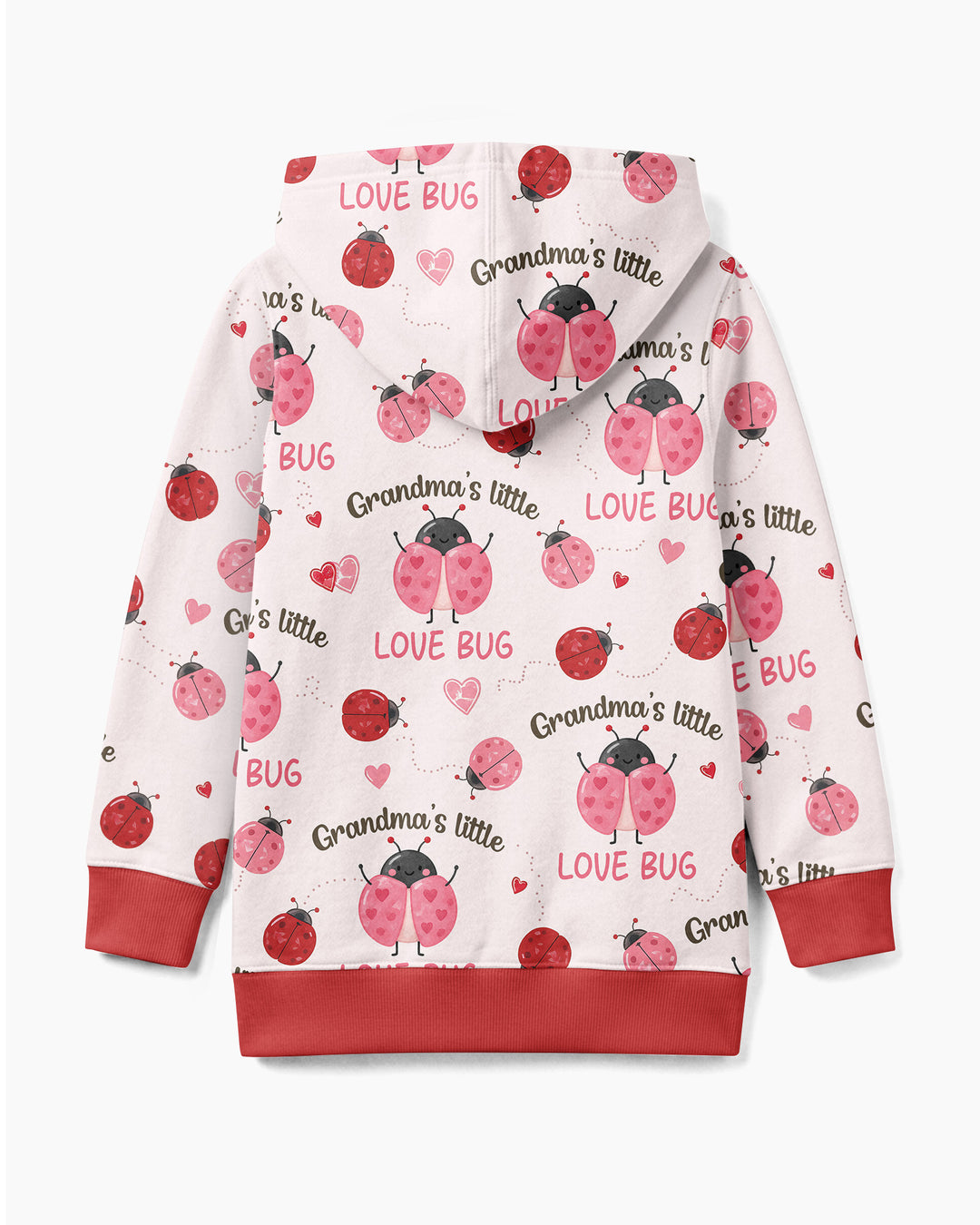 Grandma's Little Love Bug Bamboo Zip Hoodie
