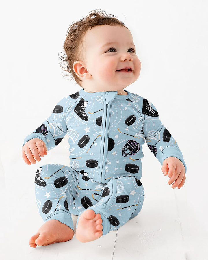 Little Hockey Fan Bamboo Convertible Zippy