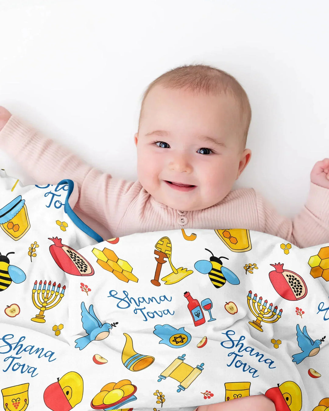Shanah Tovah U'Metukah Bamboo Blanket