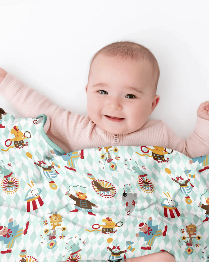 Circus Animal Bamboo Blanket