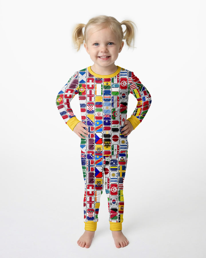 We Are 26 Family Matching Bamboo Two Piece Long Sleeve Pajama Set