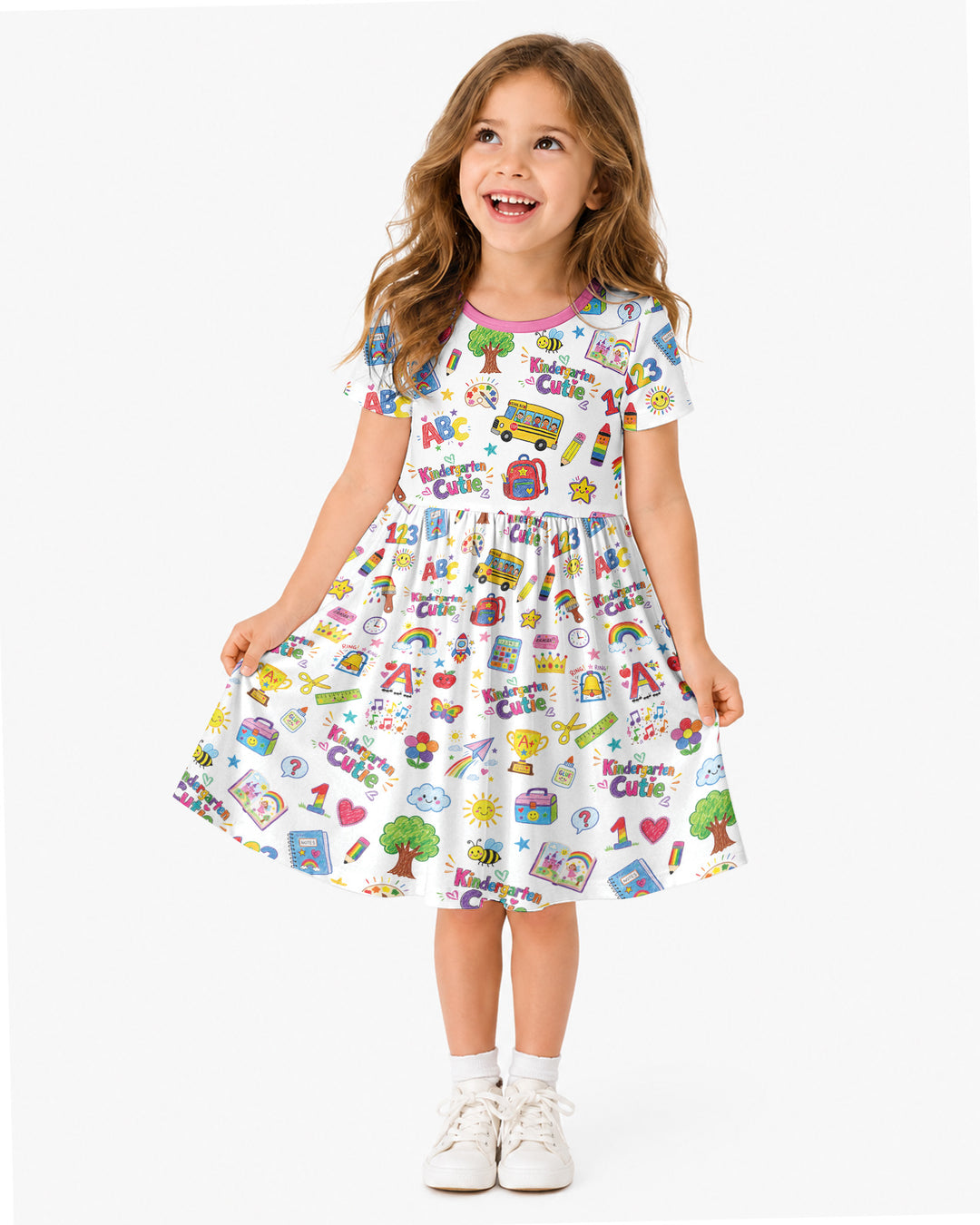 Kindergarten Cutie Bamboo Twirl Dress