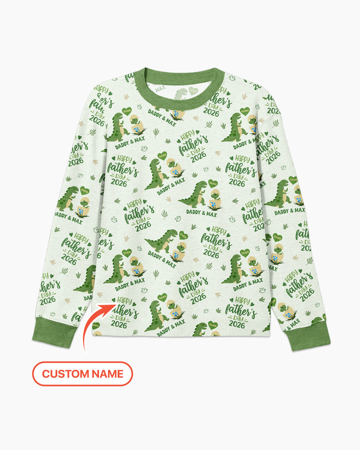 Custom Name Fathers Day 2026 Bamboo Men's Pajama Set