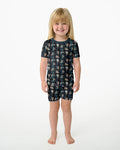 Scared yet Bamboo Two Piece Short Sleeve Shorts Pajama Set