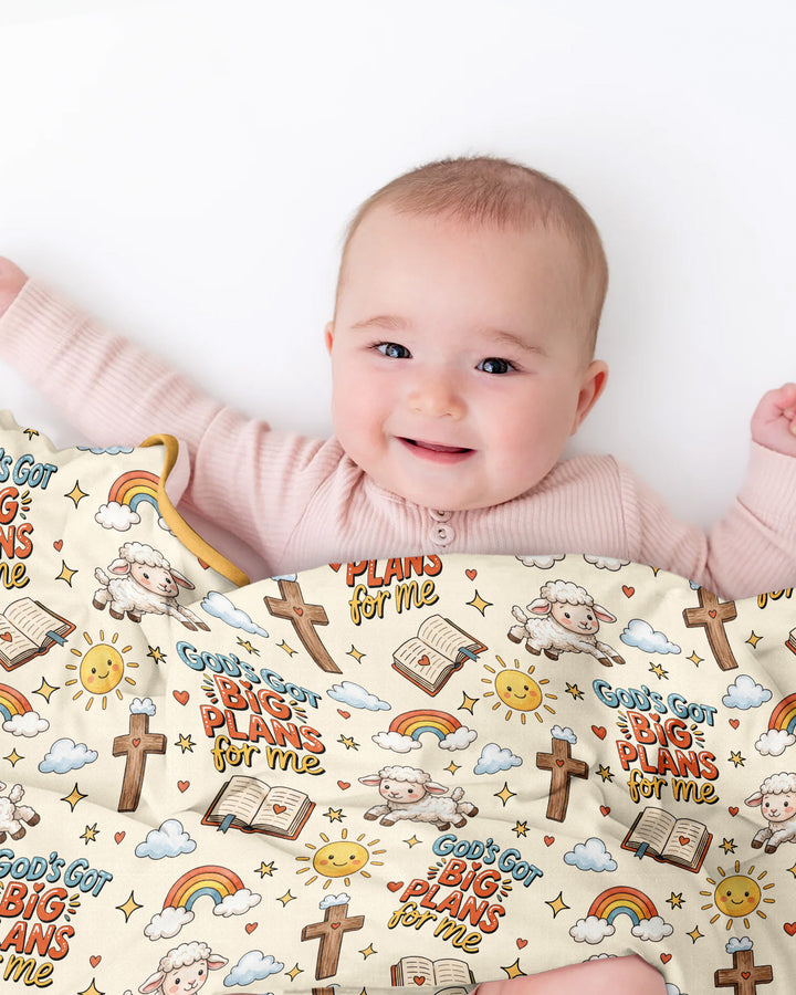 God's Got Big Plans For Me Bamboo Blanket
