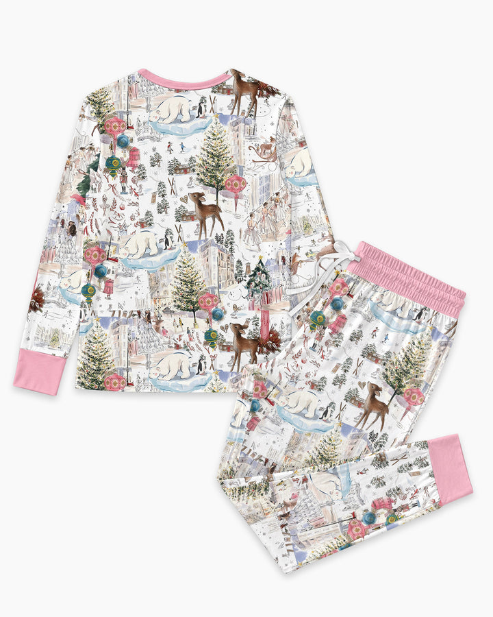 Enchanted Winter Wonderland Bamboo Women Pajama Set