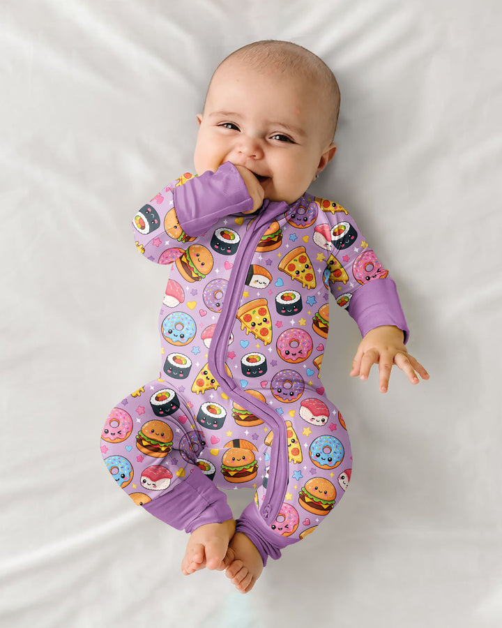 Kawaii Snack Party Bamboo Convertible Zippy