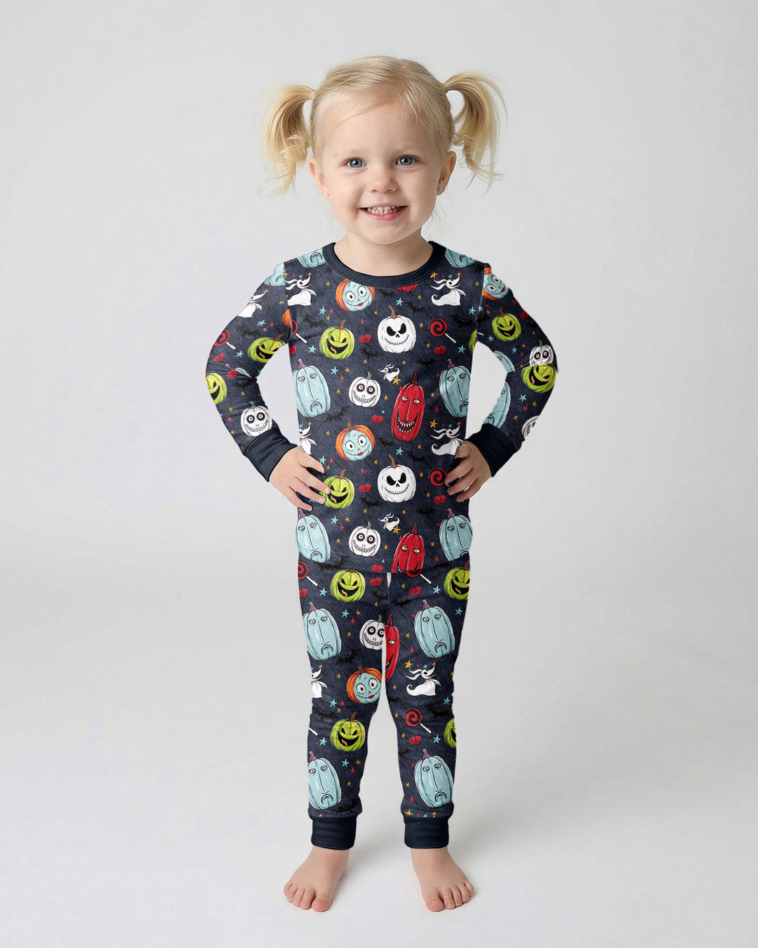 Template Bamboo Two Piece Long Sleeve Pyjamas Set