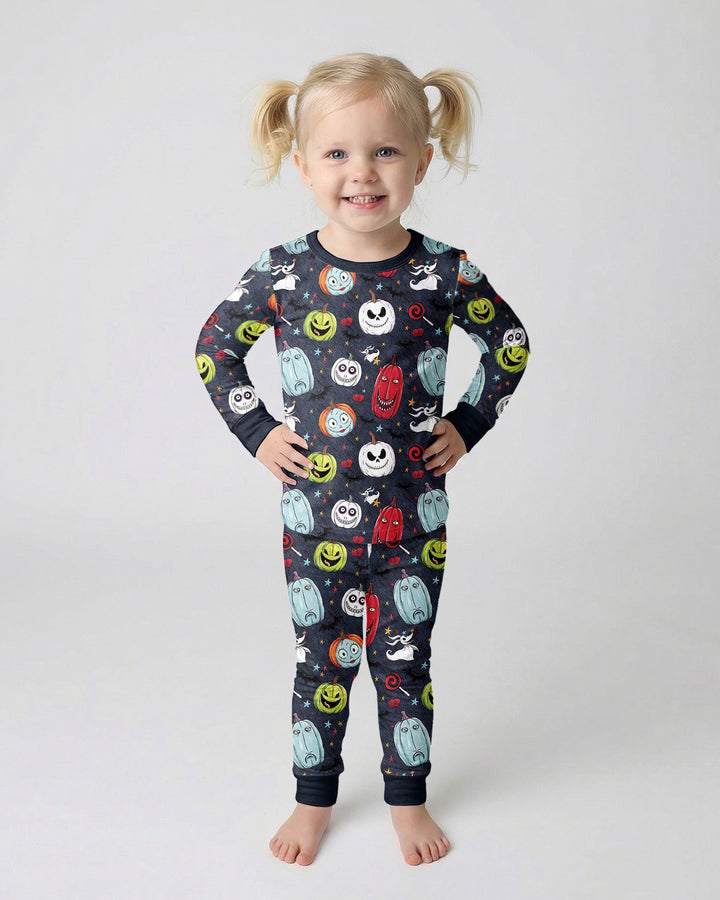 Template Bamboo Two Piece Long Sleeve Pyjamas Set