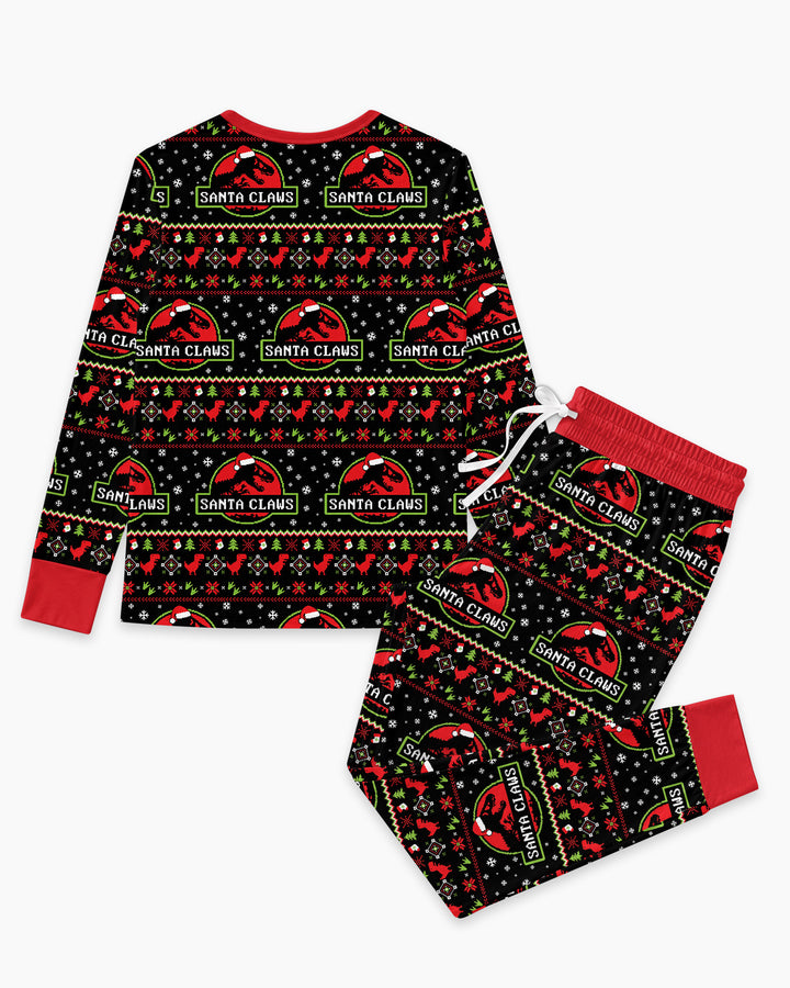 Santa Claws Christmas Bamboo Women Pajama Set