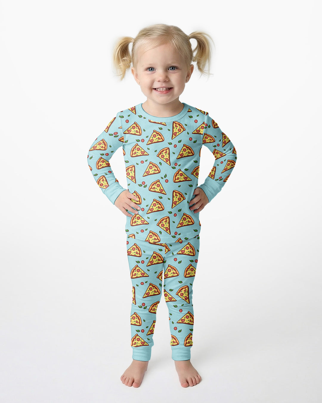 Pizza Doodle Bamboo Two Piece Pyjamas Set