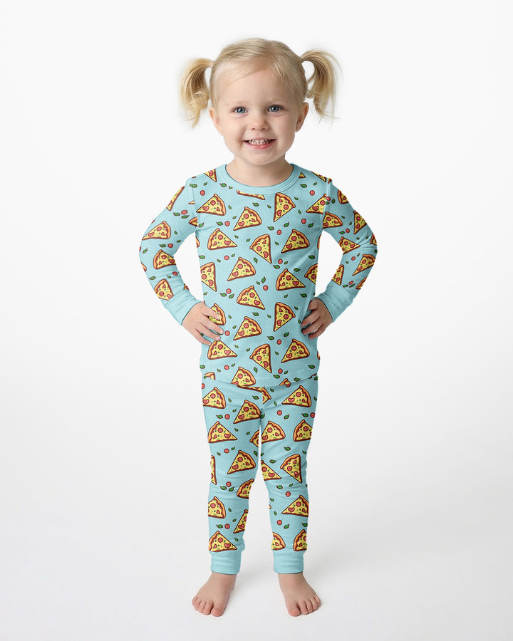 Pizza Doodle Bamboo Two Piece Pyjamas Set